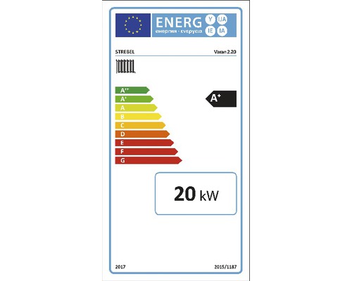 Stufa a pellet Strebel Varan 2.20 – Acciaio grigio – 20 kW – Image 6