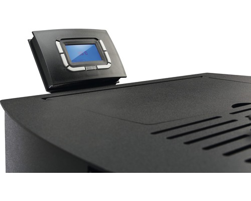 Stufa a pellet Rowi Ovale in acciaio bianco 9,5 kW con WiFi e telecomando – Image 4