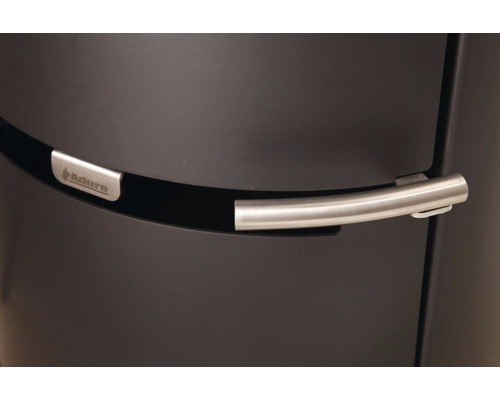 Caminetto Aduro 9 in acciaio nero con cassetto – 6 kW – Image 6